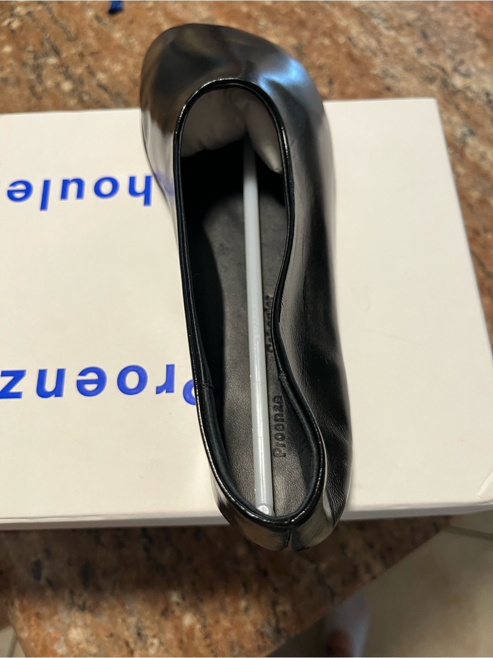 Proenza Schouler Black Leather Women's Slip-On Loafer - Picture 5 of 5